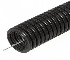 Труба гофрированная ПНД для защиты кабеля с протяжкой d25 (50 м) 1